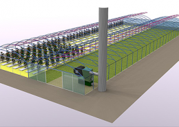 Biomass heated greenhouse - MIB Prodcom S.R.L.