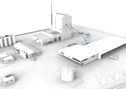 Layout of biomass fired power plant - FeBio Kft.